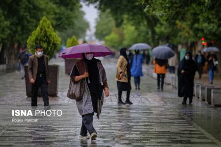 رگبار و وزش باد شدید در نقاط مختلف کشور 