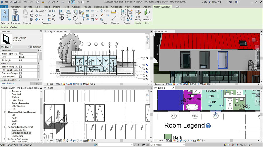 آموزش User Interface در Revit