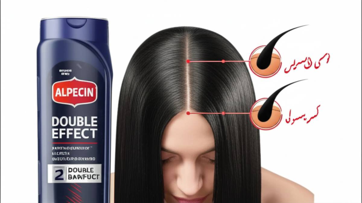 شامپو ضد شوره و ریزش آلپسین مدل Double Effect | بررسی و خرید