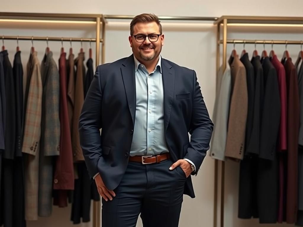لباس رسمی مناسب مردان سایز بزرگ چگونه باشد؟