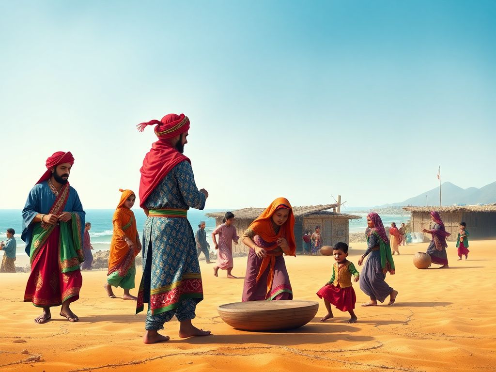 لباس ها و بازی های محلی چابهار - آشنایی با فرهنگ مردم بلوچ