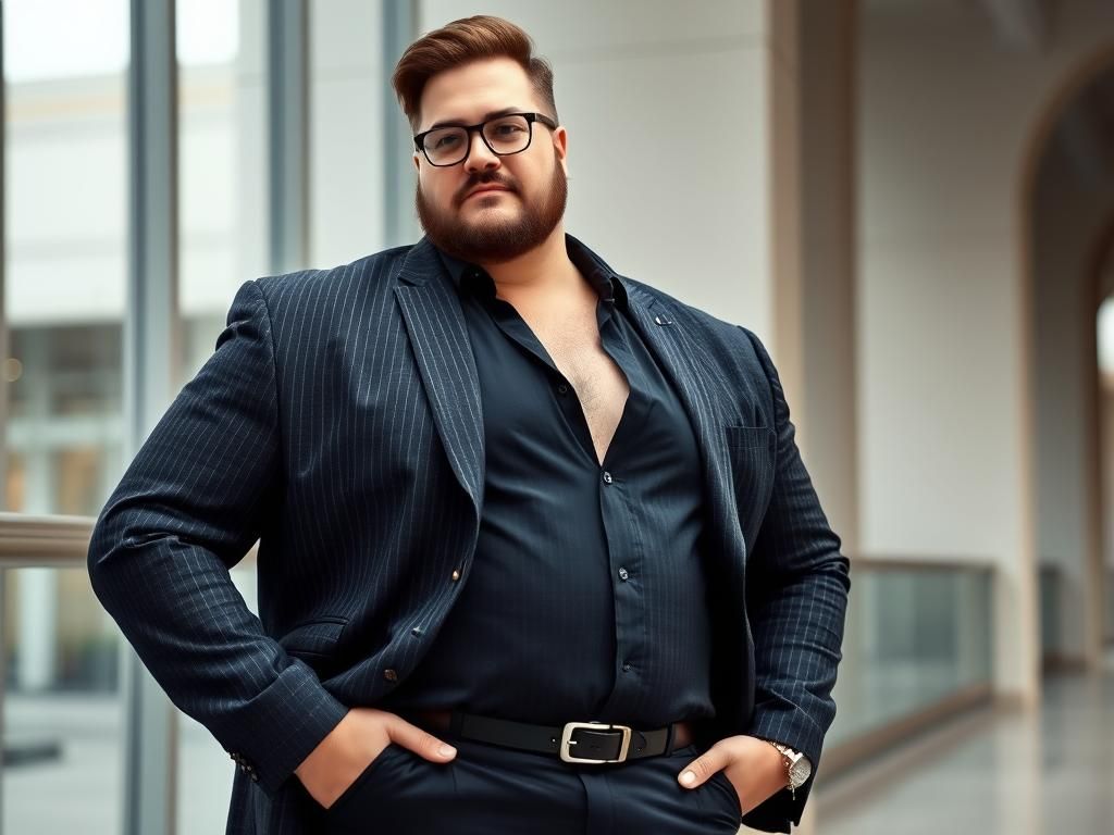 لباس رسمی مناسب مردان سایز بزرگ چگونه باشد؟