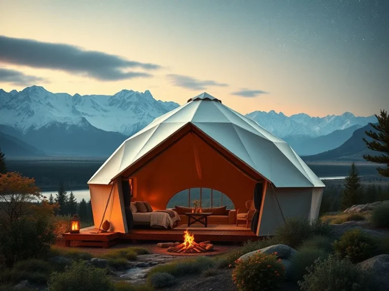 گلمپینگ (Glamping) | راهنمای جامع اقامت لوکس در طبیعت